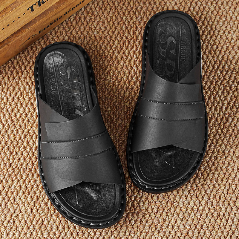 Klasyczne skórzane męskie klap – Flip Flop Leather Men recenzja i cena