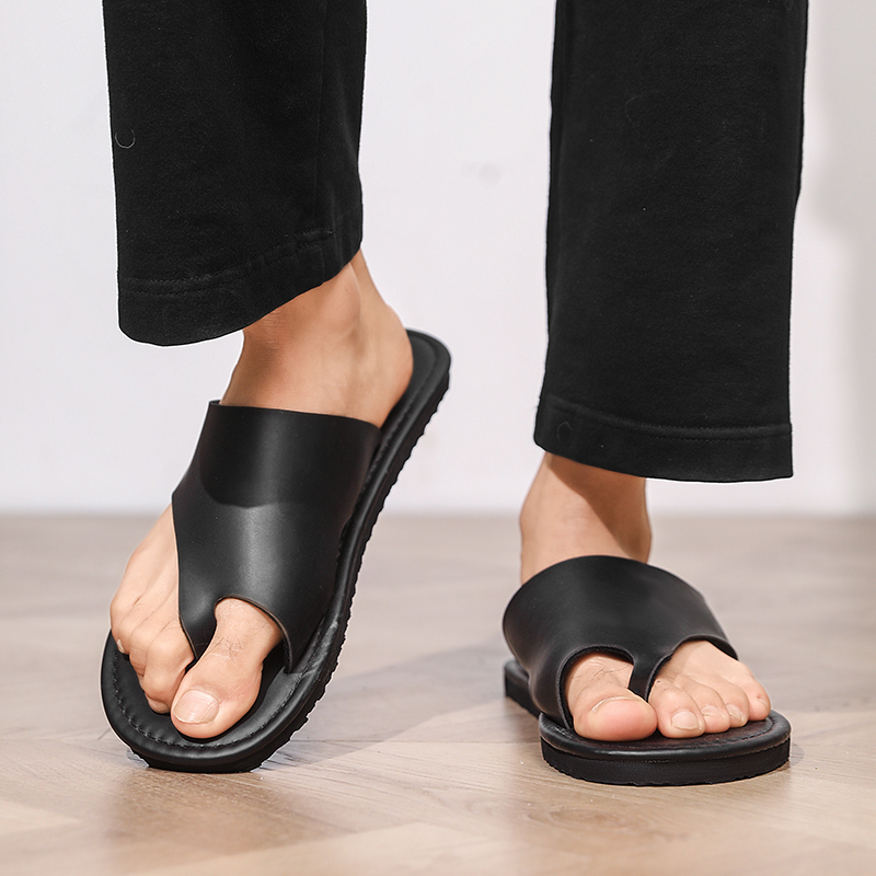 Wysokiej jakości męskie klapki – Flip Flop Leather Men recenzja i cena