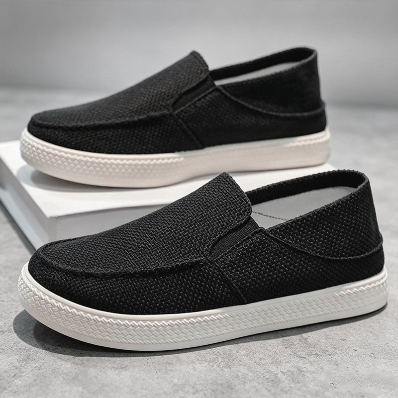 Męskie lniane wsuwane mokasyny – Espadrille Slip On recenzja i cena